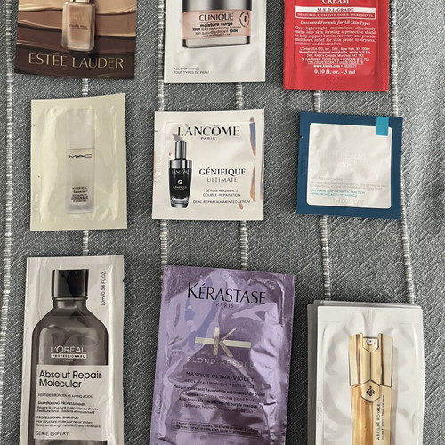 Set of luxury beauty samples new