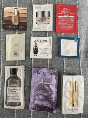 Set of luxury beauty samples new