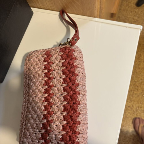 Handmade knitted wallet like new