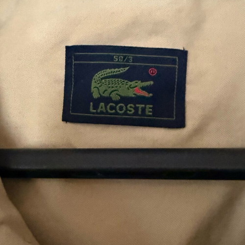 Lacoste spring and summer jacket like new, beige