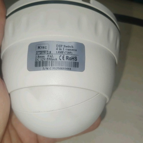 KTEC D720W Security Camera used, 1.0 MP, 2.8mm lens