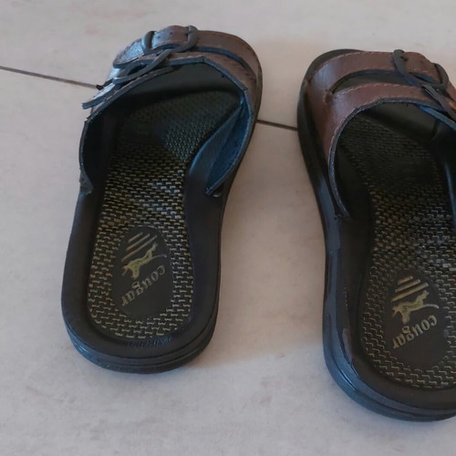 Bella men's slippers used, size 39, brown, narrow fit