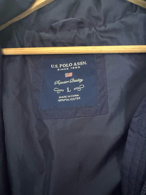 Us Pollo Assn Puffer Coat σαν καινούργιο, μπλε, μέγεθος L