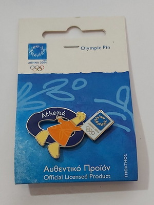 Olympic Games 2004 collectible pins new, set of 2 pieces