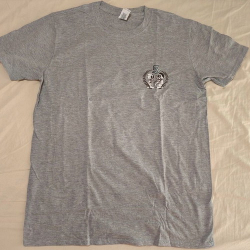 T-shirt with print gray Large, new, pack of 7 pieces