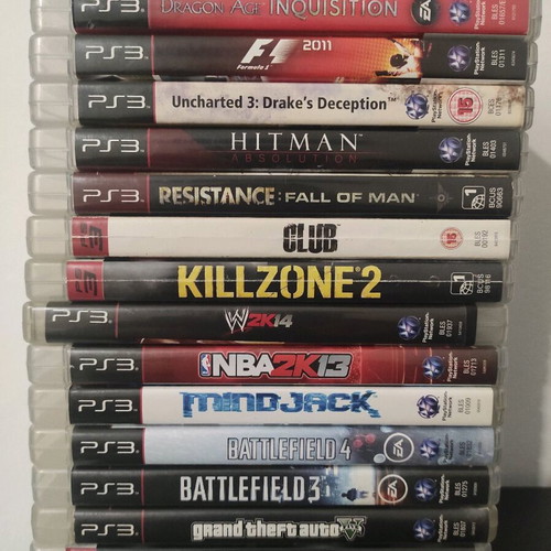 PlayStation 3 games used in very good condition