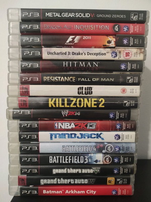 PlayStation 3 games used in very good condition