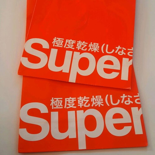 Superdry paper gift bag 16x25cm new