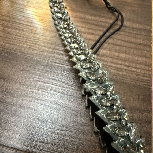 Elastic hairband like new, gray