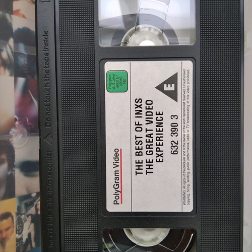INXS The Great Video Experience VHS used, rock