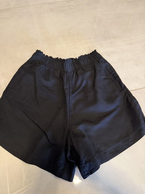 H&M linen shorts XS, black