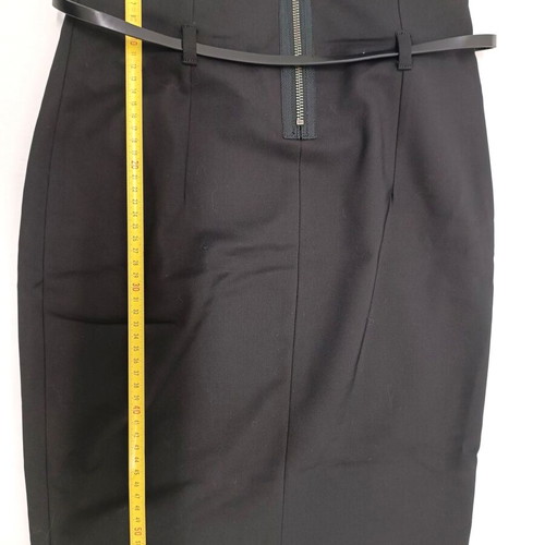 Liu Jo black pencil skirt size S new with belt