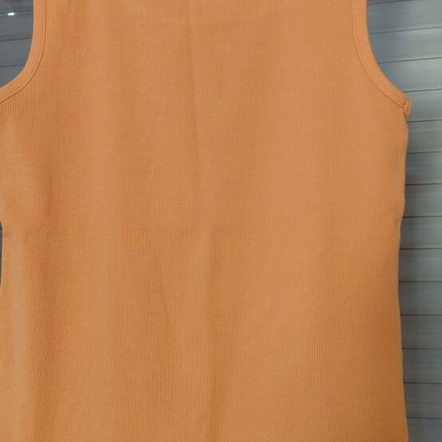 Esmara women's orange stretchy top, size S