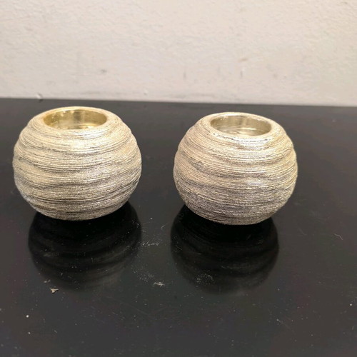 Decorative tealight holders like new, set of 2