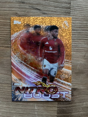 Topps Premier League 2026-27 Amad Diallo Nitro Boost κάρτα 11/25