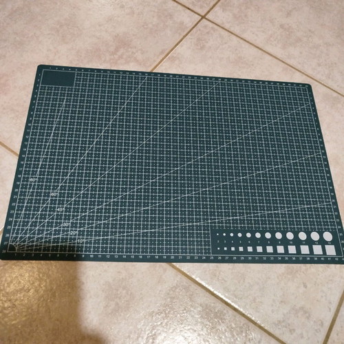 Professional green construction base new, size A3