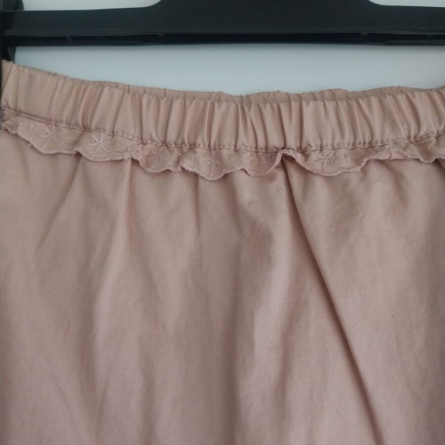 Okaidi skirt new, cotton, apple blossom color, size 10 years
