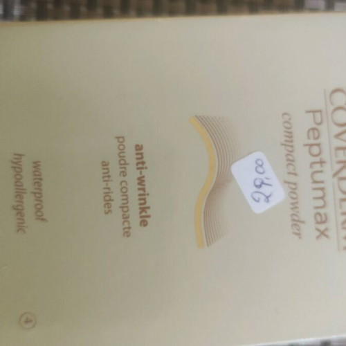 Compact powder Coverderm Peptumax new anti-aging product