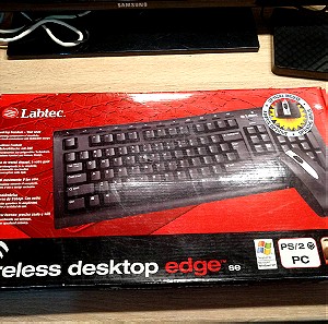 Labtec Wireless Desktop edge ps/2 ασύρματο πληκτρολόγιο & ποντίκι για ps/2 σύστημα