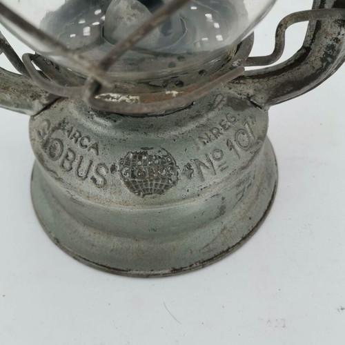 Storm lantern bat used, vintage 1950