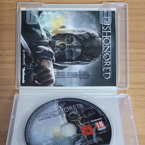 Dishonored PS3 game, European version