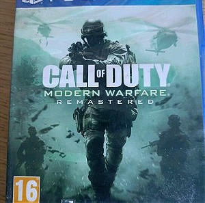 Call of Duty modern warfare remastered PS4