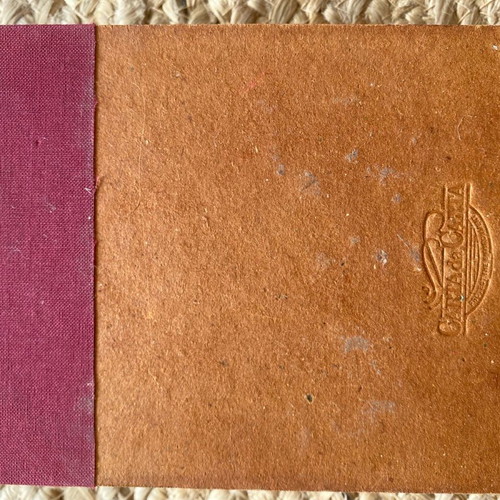 Vintage notepad with special paper and binding