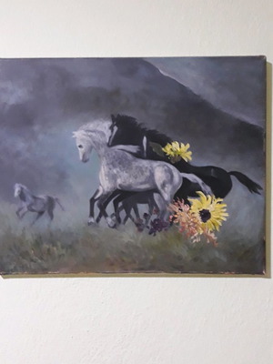 маслена живопис върху платно