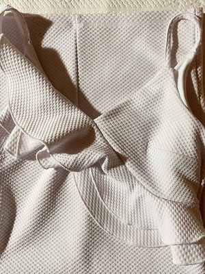 White fitted dress new