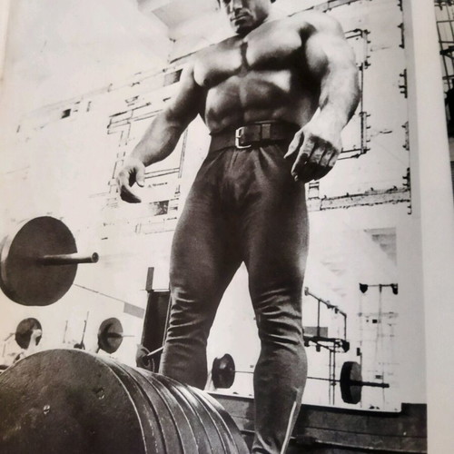 Weight Training and Bodybuilding book used, Dr. Franco Columbu