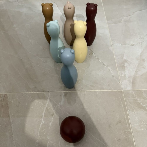 Zara Home wooden bowling set like new
