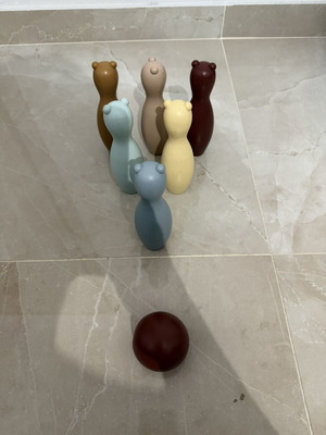 Zara Home wooden bowling set like new