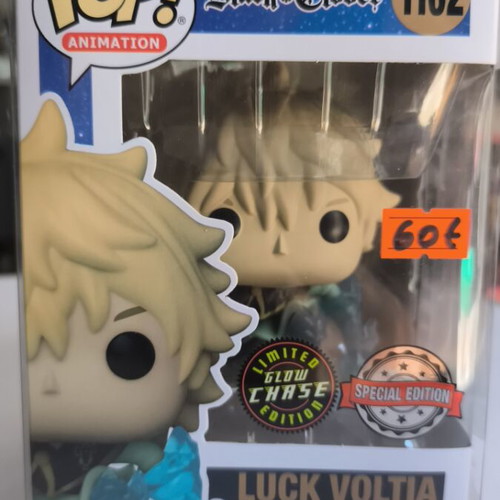 Funko Pop Black Clover Luck Voltia Special Edition Limited Glow Chase