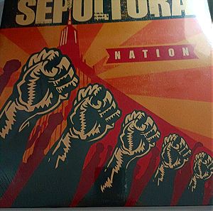 lp διπλός δίσκος βινυλίου 33rpm Sepultura nation