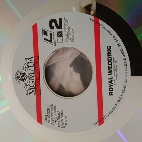 Royal Wedding LaserDisc like new, musical