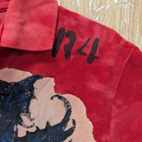 Polo Ralph Lauren Red Phoenix Polo Shirt like new, vintage rare