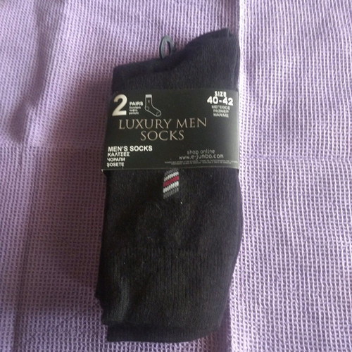 Luxury Men Socks men's new, size 40-42, black