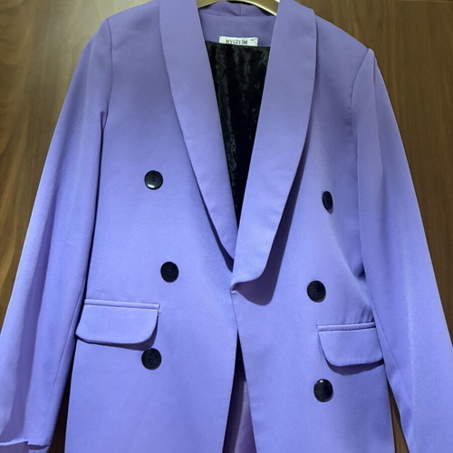 Mya purple formal jacket like new, size M