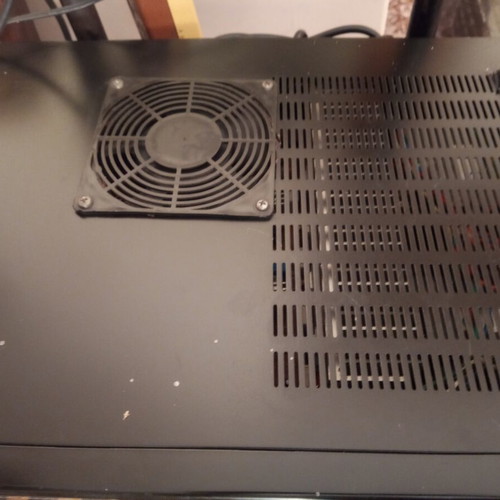 Inter-M PA-4000 amplifier used, 120W, 6 mic inputs, 5 zones