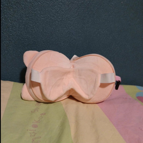 Piggy sleep mask new that converts to pillow