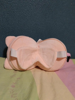 Piggy sleep mask new that converts to pillow
