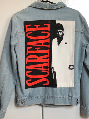 Τζιν τζεκτ Scarface Tony Montana μέγεθος Medium σε άριστη κατάσταση