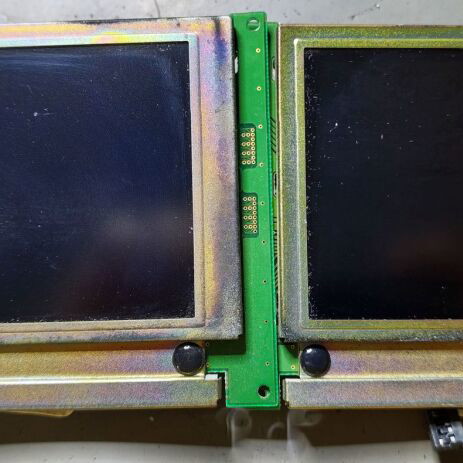 Hitachi LMG7410PLFC-A LCD screens 5.1" new old stock, set of 2
