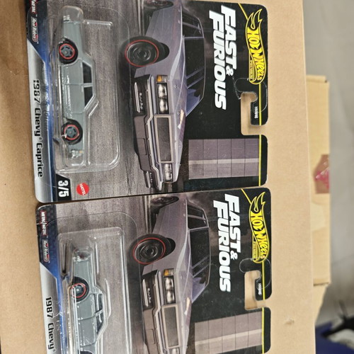 Hot Wheels 1987 Chevy Caprice Fast and Furious, 2 pieces new