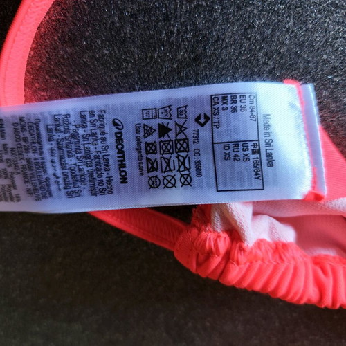 Coral Decathlon bikini swimsuit X small new