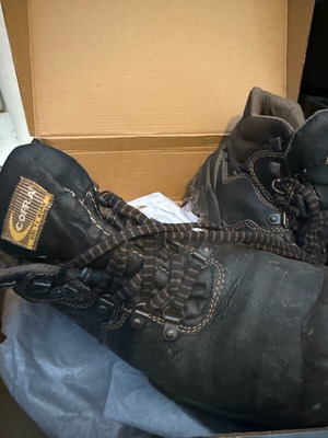 Cofra work boots used, with steel toe