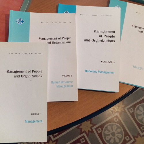 MBA-Management for People and Organisations 4 volumes used