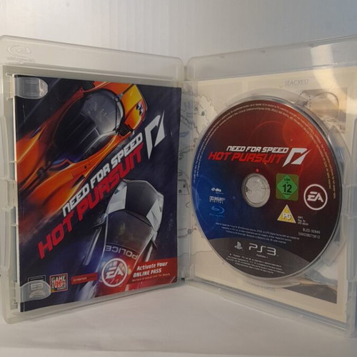 Need for Speed Hot Pursuit PS3 game, Greek edition, complete with manual
