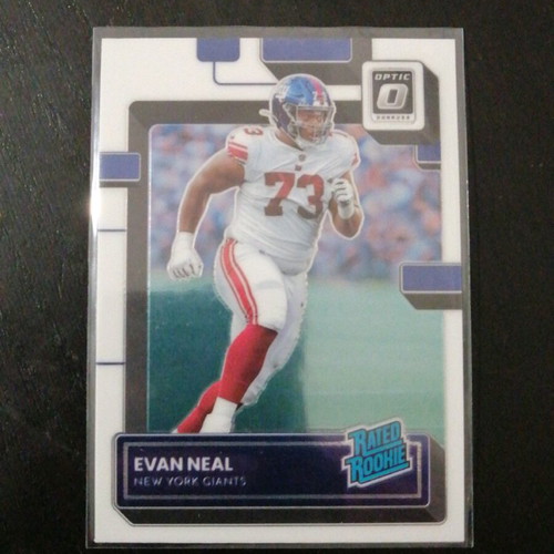 Evan Neal 2022 Panini Donruss Optic card like new