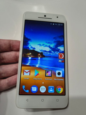 MLS F5 iQGW516 Android 7.0 smartphone μεταχειρισμένο, dual SIM, 16GB, άσπρο